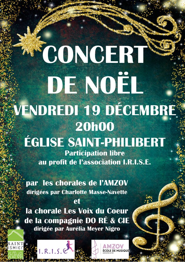 Concert de Noël, vendredi 19 décembre à 20h00, église de Saint-Ismier