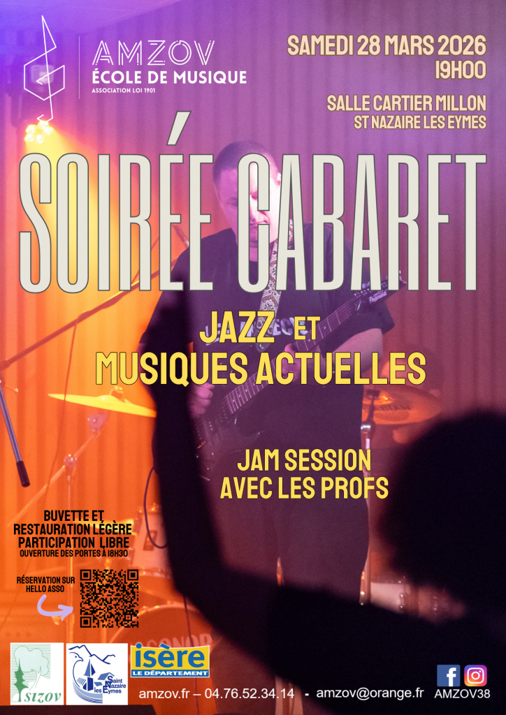 Soirée Cabaret le 28 Mars !