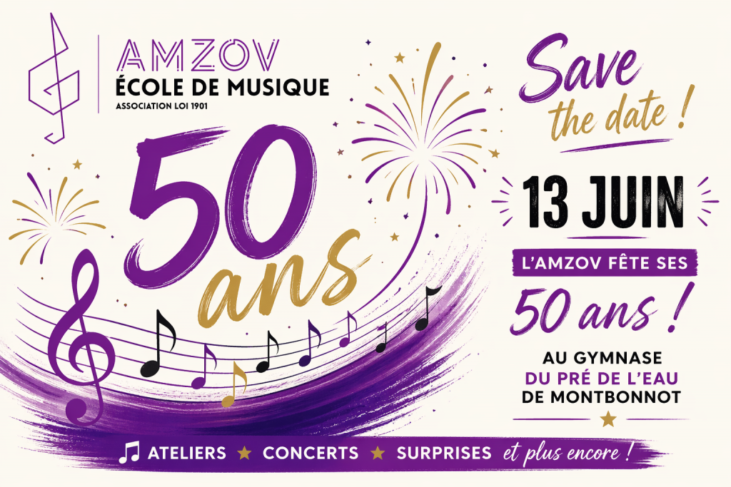 Save the date ! le 13 juin, l'Amzov fête ses 50 ans !!!