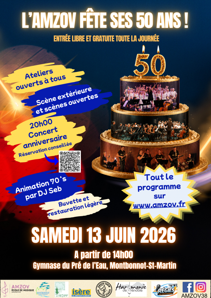 l'Amzov fête ses 50 ans le samedi 13 juin !!!